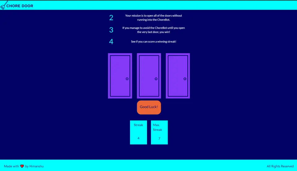Chore Door: screenshot