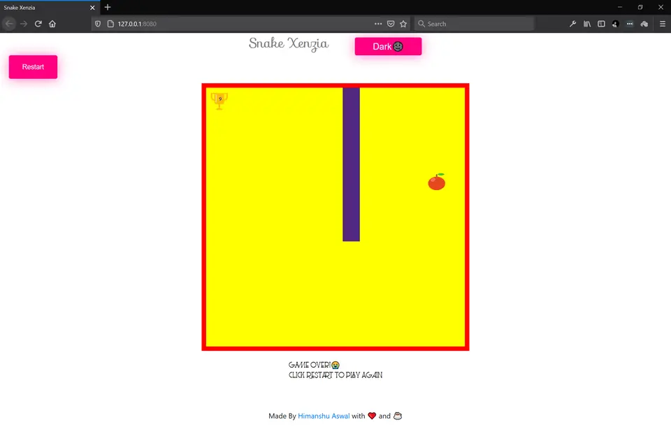 Wormy: screen 3